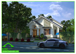 Thiết kế biệt thự vườn đơn giãn, tinh tế tại phường Lộc Sơn, Bảo Lộc, Lâm Đồng