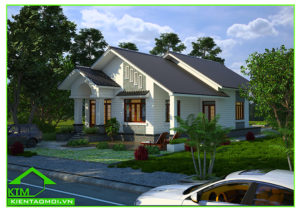 Thiết kế biệt thự vườn đơn giãn, tinh tế tại phường Lộc Sơn, Bảo Lộc, Lâm Đồng